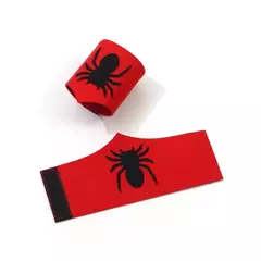Conjunto de fantasia de super-herói de desenho animado para meninos e meninas Halloween vestir capa de aranha e máscara com pulseira - Wolf Magazine