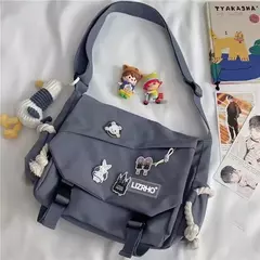 Imagem do Bolsa de Ombro de Nylon Grande Capacidade, Bolsas Crossbody para Adolescente, Bolsa Mensageiro para Estudante, Mochilas escolares-mw