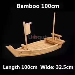 Artesanal De Madeira Japonesa Sushi Barcos, Bandeja De Marisco, Navio Sashimi, Assorted Cold Dish, Restaurante Ferramenta, Grande, 40cm a 90cm na internet