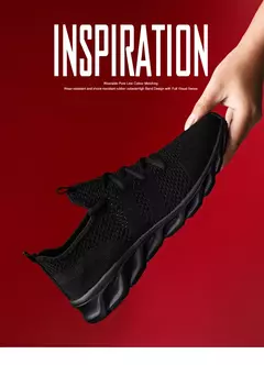 Sapatos esportivos casuais masculinos respirável verão luz sola macia conforto tênis de corrida ao ar livre moda estudante malha plus size tênis na internet
