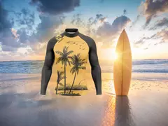 Camisas de manga comprida masculina, tecido Lycra, proteção UV, Rashguard, pro - loja online