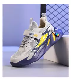 Sapatos de malha antiderrapante respirável infantil, tênis de corrida casual, sapatos de caminhada para crianças, meninos, meninas na internet
