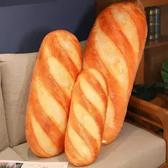 Travesseiro De Pelúcia De Pão Francês, Imagens De Impressão Recheada, Plushie De Comida, Decoração De Prop Do Partido, Presente Do Homem Do Companheiro De Dormir - loja online