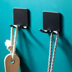 Imagem do Suporte de lâmina de alumínio para homens, gancho de armazenamento, prateleira de barbear, sem soco, banheiro, acessórios Organização