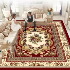 Tapetes europeus de luxo para sala de estar, Decoração de tamanho grande, Hote na internet