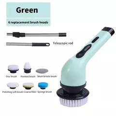Escova de limpeza elétrica 9 em 1, purificador elétrico, ferramentas de limpeza elétrica, salão, cozinha, banheiro, utensílios de limpeza na internet