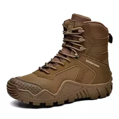 Sapatilhas de plataforma impermeáveis masculinas, botas de combate, sapatos casuais, top alto, masculino, preto, tamanho grande 46 47, ao ar livre, na moda - Wolf Magazine