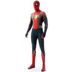 Fantasia de homem-aranha de luxo para adultos fantasia de super-herói para homens fantasia de Halloween masculina
