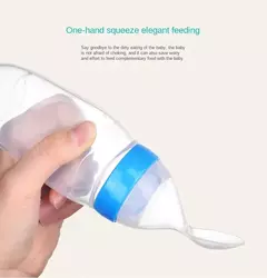 Imagem do Baby Feeding Bottle com Fruit Chupeta Set, Toddler Spoon, Legumes frescos, Kids Feeder Supplies, 4Pcs