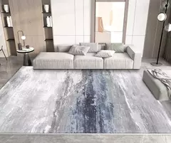 Tapete abstrato antiderrapante para sala de estar, decoração moderna, tapetes