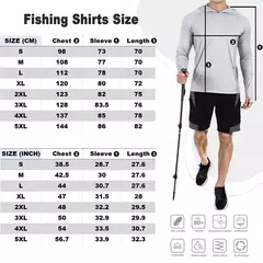 Proteção UV Manga Longa dos homens Pesca Camisas, Roupa ao ar livre, Verão Jersey, Upf 50 Roupas, Desempenho Respirável Camisas de Pesca - Wolf Magazine