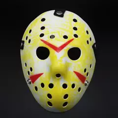 Presente filme máscara de hóquei jason voorhees sexta-feira 13th horror máscara assustadora festa de halloween cosplay máscaras para adultos homens dia das bruxas