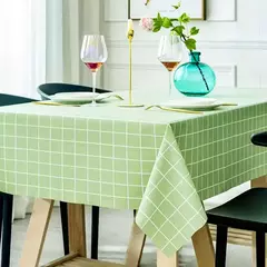 Toalha de mesa estilo nórdico para decoração de mesa, impermeável e à prova de óleo, para casa e restaurante, 59.84x53.93 polegadas, 1pc