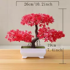 Árvore Bonsai Artificial para Jardim, Plantas de Simulação, Plantas de Pote, Planta Falsa, Enfeites para Casa, Quarto, Quarto, Exterior, Decoração - comprar online