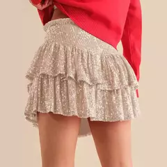Mini saias plissadas de lantejoulas de cintura alta para mulheres, festa africana, roupas de noite, roupas sensuais dashiki, primavera, verão, 2022 - comprar online