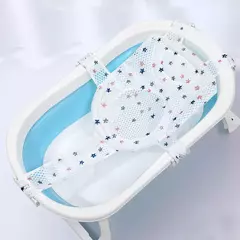 Recém-nascido Ajustável Banheira Travesseiro Assento, Cruz-Shaped Almofada, Anti-Slip Banho Do Bebê Net, Crianças Berço Do Chuveiro,... - loja online