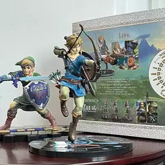 Anime lenda de zelda figura respiração do selvagem figma 319 320 figuras link zelda mestre espada figura de ação figma 153 céu espada na internet
