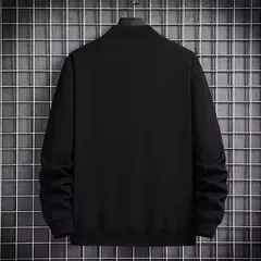 Casaco bombardeiro masculino com zíper, casaco plus size, 7XL 8XL e 9XL, casaco para outono e inverno - loja online