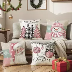 45cm capa de almofada de natal fronha 2024 decorações de natal para casa ornamento natal ano novo decoração de natal 2023 noel - Wolf Magazine
