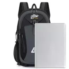 Imagem do Clássico masculino mochila náilon à prova dwaterproof água casual viagem ao ar livre mochila caminhadas acampamento montanhismo mochila saco de esportes feminino