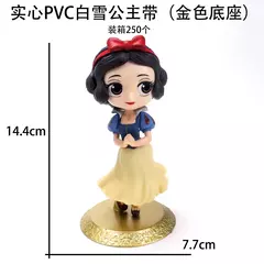Disney q posket princesa tinker bell neve branca figura de ação modelo brinquedos decoração do bolo ornamento moda boneca na moda presentes aniversário - comprar online