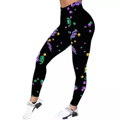 Imagem do Calças de ioga sem costura para mulheres, leggings estampadas, calças justas macias, ginástica de cintura alta, elastano de lycra 2021