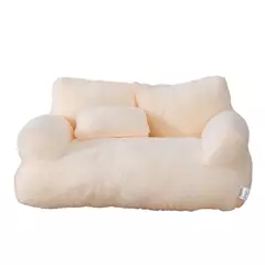 Cama luxuosa para gatos, sofá, inverno, quente, ninho de gato, cama para animais de estimação, para cães pequenos e médios, confortável, pelúcia, filhote de cachorro, suprimentos para animais de estimação na internet
