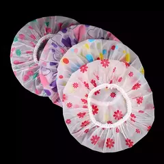 Tampão de banho impermeável espessado para mulheres, óleo Fume Cap, Hair Salon Supplies, Shower Cap, acessórios do banheiro, 1pc por lote - comprar online