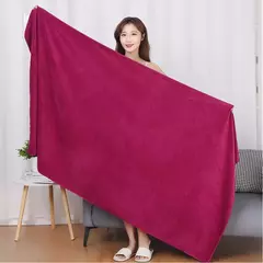 Super grande, toalha de banho de microfibra, suave, alta absorção e secagem rápida, esportes, viagens, sem desbotamento, uso multifuncional