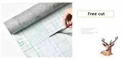 Papel de parede impermeável auto-adesivo, Adesivos de parede, Industrial, Cimento, Cinza, Loja de roupa, Sala Decoração, Vinil - loja online