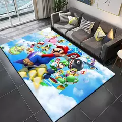 Tapete de Super Mario Bros Movie Game Area, Tapete antiderrapante, Tapete para casa, Sala de estar, Quarto, Sofá, Capacho, Decoração da cozinha, 15 tamanhos na internet