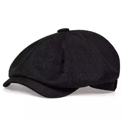 Selvagem casual masculino chapéu de jornaleiro, boné octogonal, britânicos pintores chapéus, boinas, espinha de arenque bonés lisos, boinas hip hop, outono, inverno - Wolf Magazine