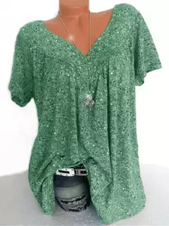 Camiseta comprida sem mangas solta feminina, pijamas com decote em v, tops femininos, moda estampada floral, colete casual sexy, camiseta de verão - comprar online