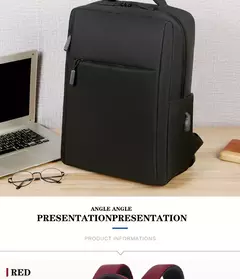 Imagem do Mochila simples e elegante, mochila multifuncional de grande capacidade para deslocamento, viagens de negócios, bolsa para computador de estudante-ll