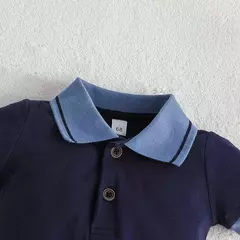 Manga curta Romper para o bebê menino, recém-nascido Gentleman Onesies, Toddler Vestuário, Macacão Infantil, 0-24Months na internet
