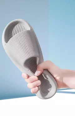 Chinelos antiderrapantes de banheiro para homens e mulheres, confortáveis sandálias ao ar livre, flip-flop de praia, sola macia, eva, leve, nova moda, verão - loja online