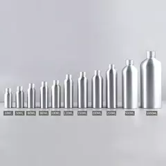 Garrafa de alumínio 20 pces com tampa 30ml-garrafa de alumínio 500ml garrafas recarregáveis garrafa de viagem recipiente cosmético portátil Jx156-20