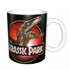 Dinossauro personalizado World Jurassic Park Canecas DIY Horror Movie Ceramic Ch