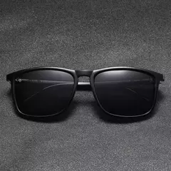 Óculos de sol quadrados polarizados para homens e mulheres, óculos de sol com armação grande, óculos de pesca clássicos - comprar online