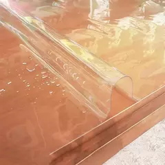 Toalha De Mesa De PVC Transparente Com Espessura, Resistente Ao Calor, Impermeável, Resistente A Óleo, Esteira De Mesa De Jantar, 1Pc na internet