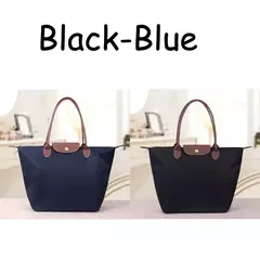 MINISO-Bolsa de Ombro Dobrável Feminina Clássica de Grande Capacidade, Bolsas de Nylon, Moda Casual, Alta Qualidade, Nova, 2024