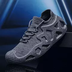 Imagem do Tênis de corrida masculino, tênis da moda masculina, corrida a pé ao ar livre, alta qualidade, verão