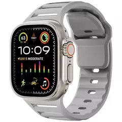 Pulseira de Silicone Esportiva para Apple Watch Band, Ultra, 49mm, 45mm, 44mm, 42mm, Pulseira de Relógio, iWatch Series 9, 8, 7, 6, SE, 5, 4 - comprar online