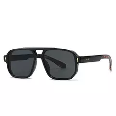 SHAUNA-Retro Double Bridges Square Sunglasses para homens e mulheres, gradiente tons, designer de moda, rebites óculos de sol, UV400 na internet