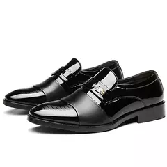 Sapatos de couro masculino, Formal Oxfords, Clássicos, Pontudo, Vestido, Casamento, Negócios, Casual, Escritório, Trabalhar - Wolf Magazine
