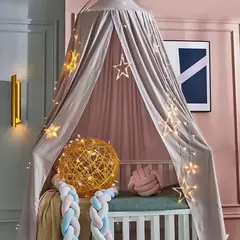 Imagem do Rede Mosquiteira Pendurada para Crianças, Berço Cortina, Tenda Pendurada, Decoração de cama, Menina Princesa, Cama Canopy, Living Corner Play, Leitura