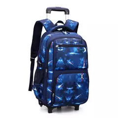 Mochila escolar com rodas para crianças, Mochila de rolamento para menino, Mochila escolar com rodas, Mochila de bagagem de mão, 6 rodas - loja online