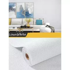 Grosso auto-adesivo isolamento térmico Wallpaper, cor lisa, 3D Linen Stickers, Anti-Colisão Renovação, 10m na internet