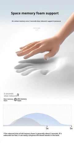 Acessório de encosto de cabeça de espuma de memória atualizado para cadeira de escritório ângulo de altura ajustável travesseiro de cabeça elástico suporte de pescoço almofada de descanso - comprar online