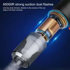 Aspirador de carro sem fio, sem fio, robô de limpeza portátil, aspiradores automáticos, sucção forte, 6000Pa - loja online